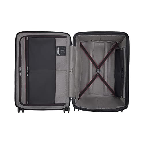 Victorinox Spectra 3.0 Expandable Medium Hardside Suitcase in Black - Victorinox Spectra 3.0 Expandable Medium Hardside Suitcase in Black - Travelking