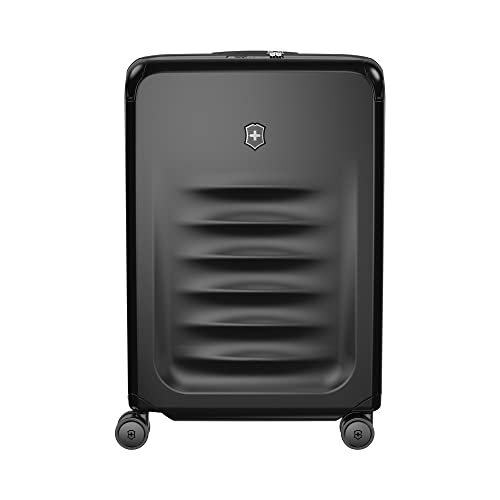 Victorinox Spectra 3.0 Expandable Medium Hardside Suitcase in Black - Victorinox Spectra 3.0 Expandable Medium Hardside Suitcase in Black - Travelking