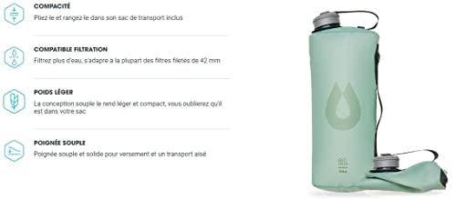 Hydrapak Seeker - Collapsible Water Storage (2L/70oz) - Hydrapak Seeker - Collapsible Water Storage (2L/70oz) - Travelking