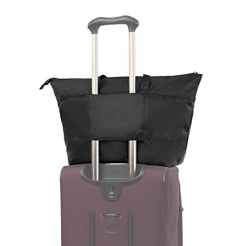 Travelpro Essentials-SparePack Foldable Tote Bag, Black - Travelpro Essentials-SparePack Foldable Tote Bag, Black - Travelking