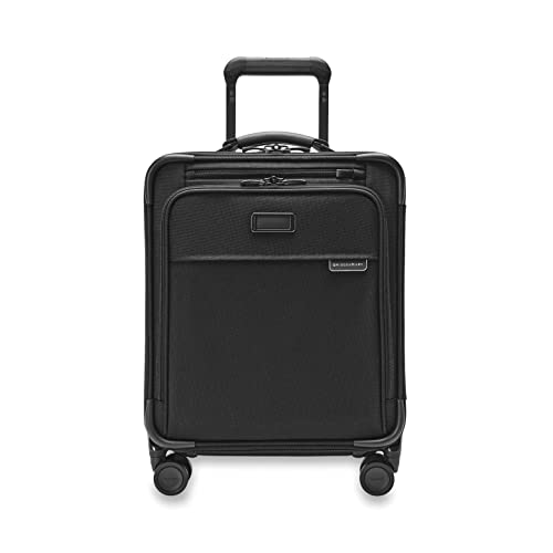 Briggs & Riley Spinners, Black, 19-inch Baseline Compact Carry-On - Briggs & Riley Spinners, Black, 19-inch Baseline Compact Carry-On - Travelking