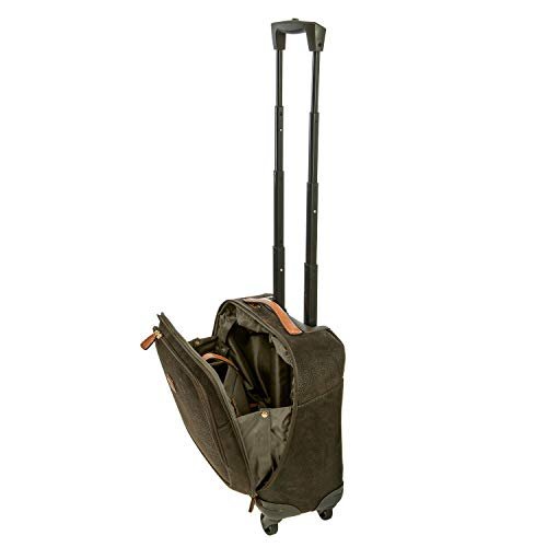Bric's Life International Laptop Pilot Case Spinner Carry-On - Olive - Bric's Life International Laptop Pilot Case Spinner Carry-On - Olive - Travelking