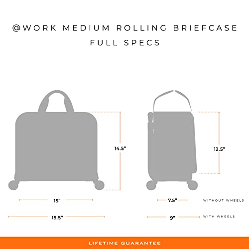 Briggs & Riley @ Work Rolling Briefcase, Black, Medium - Briggs & Riley @ Work Rolling Briefcase, Black, Medium - Travelking