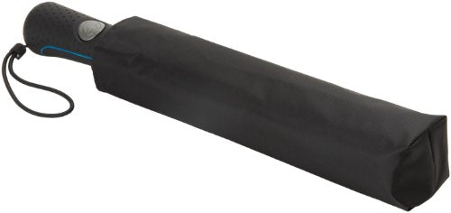 Totes Blue Line Golf Size Auto Open Close Umbrella - Black - Totes Blue Line Golf Size Auto Open Close Umbrella - Black - Travelking