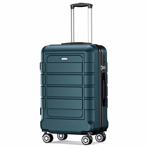 SHOWKOO Carry-On Luggage PC+ABS Durable Hardside Suitcase - SHOWKOO Carry-On Luggage PC+ABS Durable Hardside Suitcase - Travelking