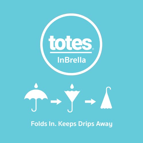 Totes InBrella Reverse Closing Folding Umbrella – Inverted Closure - Totes InBrella Reverse Closing Folding Umbrella – Inverted Closure - Travelking