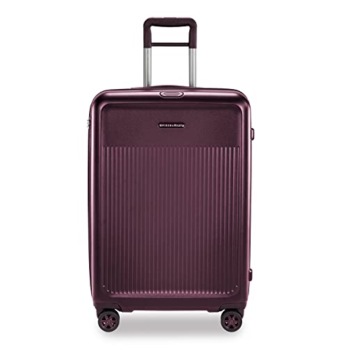 Briggs & Riley Sympatico Hardside Medium Spinner Luggage, Plum - Briggs & Riley Sympatico Hardside Medium Spinner Luggage, Plum - Travelking