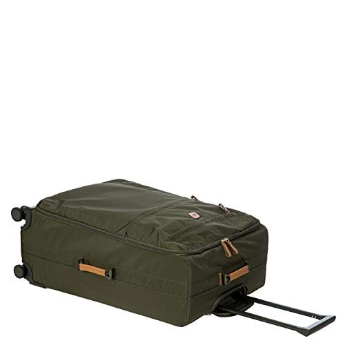 Bric's X-Bag Large Spinner with Frame 30 Inch Suitcase, Olive - Bric's X-Bag Large Spinner with Frame 30 Inch Suitcase, Olive - Travelking