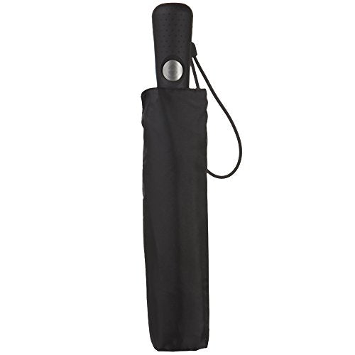 Totes Blue Line Golf Size Auto Open Close Umbrella - Black - Totes Blue Line Golf Size Auto Open Close Umbrella - Black - Travelking