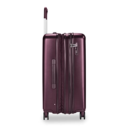 Briggs & Riley Sympatico Hardside Medium Spinner Luggage, Plum - Briggs & Riley Sympatico Hardside Medium Spinner Luggage, Plum - Travelking