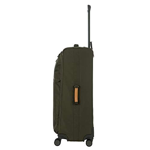 Bric's X-Bag Large Spinner with Frame 30 Inch Suitcase, Olive - Bric's X-Bag Large Spinner with Frame 30 Inch Suitcase, Olive - Travelking