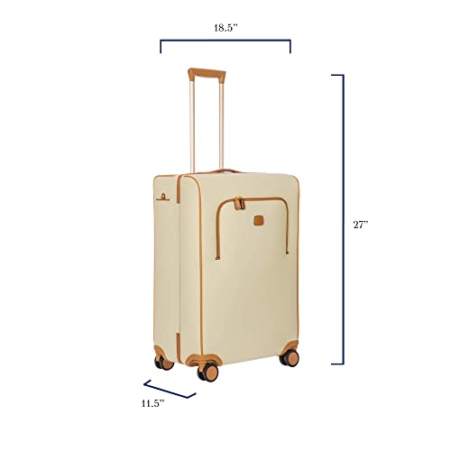 Bric's USA Luggage Model: FIRENZE |Size: Spinner 27" Split Frame | CREAM