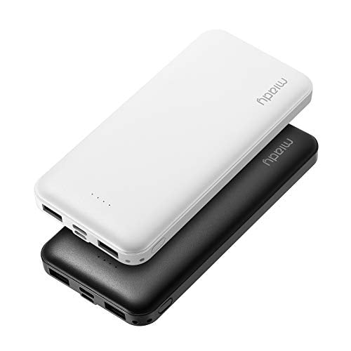 2-Pack Miady 10000mAh Dual USB Portable Charger, Fast Charging - 2-Pack Miady 10000mAh Dual USB Portable Charger, Fast Charging - Travelking