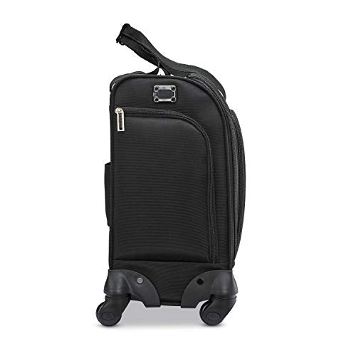 Samsonite Underseat Carry-On Spinner with USB Port, Jet Black - Samsonite Underseat Carry-On Spinner with USB Port, Jet Black - Travelking