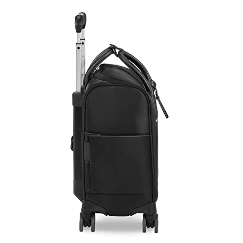 Briggs & Riley Rhapsody Softside Underseat Carry On Cabin Spinner, Black - Briggs & Riley Rhapsody Softside Underseat Carry On Cabin Spinner, Black - Travelking