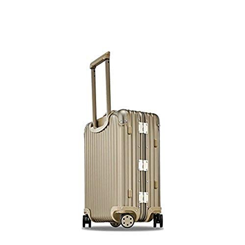 Rimowa Topas Titanium Carry on  Multiwheel 32L Suitcase - Champagne - Rimowa Topas Titanium Carry on  Multiwheel 32L Suitcase - Champagne - Travelking