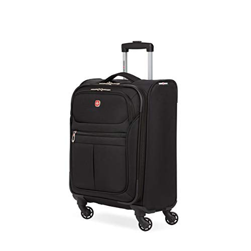 SwissGear 4010 Softside Luggage with Spinner Wheels, Black - SwissGear 4010 Softside Luggage with Spinner Wheels, Black - Travelking