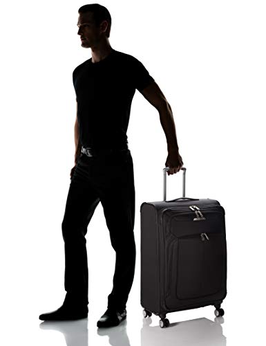 Samsonite Solyte DLX Softside Expandable Luggage with Spinner Wheels, Midnight Black - Samsonite Solyte DLX Softside Expandable Luggage with Spinner Wheels, Midnight Black - Travelking