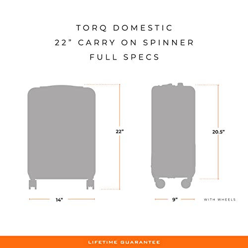 Briggs & Riley Torq Hardside Carry On Luggage with Spinner Wheels 22"