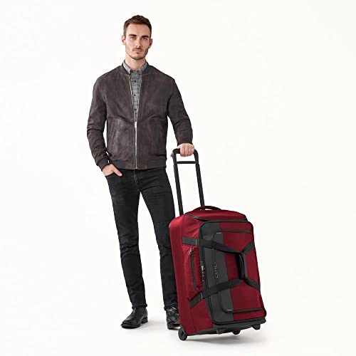 Briggs & Riley ZDX Upright Rolling Duffel Bag, Brick - Briggs & Riley ZDX Upright Rolling Duffel Bag, Brick - Travelking