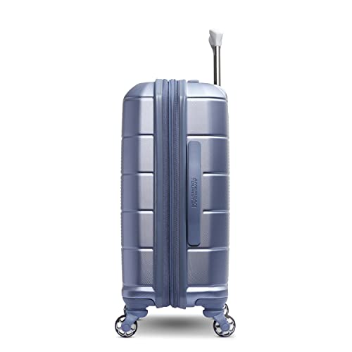 American Tourister Stratum 2.0 Expandable Hardside Luggage, Slate Blue, Carry-on - American Tourister Stratum 2.0 Expandable Hardside Luggage, Slate Blue, Carry-on - Travelking