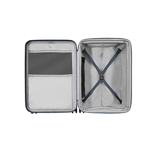 Victorinox Connex Expandable Medium Hardside Suitcase with ID Tag, Deep Lake - Victorinox Connex Expandable Medium Hardside Suitcase with ID Tag, Deep Lake - Travelking