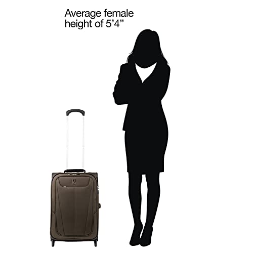 Travelpro Maxlite 5 Softside Expandable Upright 2 Wheel Luggage, Mocha - Travelpro Maxlite 5 Softside Expandable Upright 2 Wheel Luggage, Mocha - Travelking