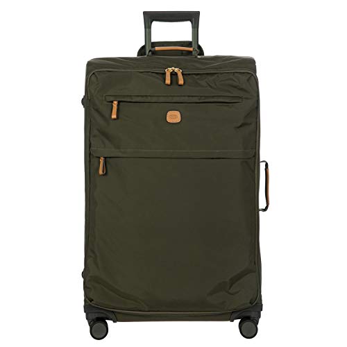 Bric's X-Bag Large Spinner with Frame 30 Inch Suitcase, Olive - Bric's X-Bag Large Spinner with Frame 30 Inch Suitcase, Olive - Travelking