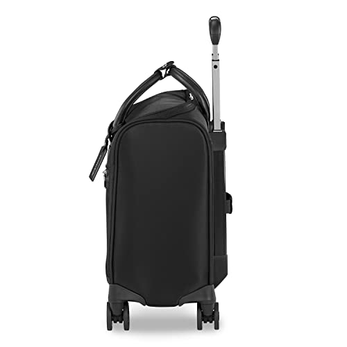 Briggs & Riley Rhapsody Softside Underseat Carry On Cabin Spinner, Black - Briggs & Riley Rhapsody Softside Underseat Carry On Cabin Spinner, Black - Travelking