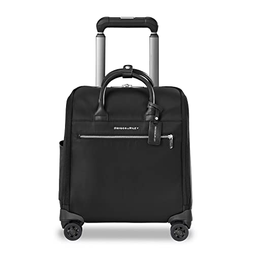 Briggs & Riley Rhapsody Softside Underseat Carry On Cabin Spinner, Black - Briggs & Riley Rhapsody Softside Underseat Carry On Cabin Spinner, Black - Travelking