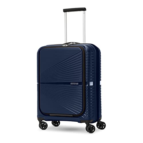 American Tourister Airconic Hardside Expandable Luggage, Navy Blue, Carry-On 20"