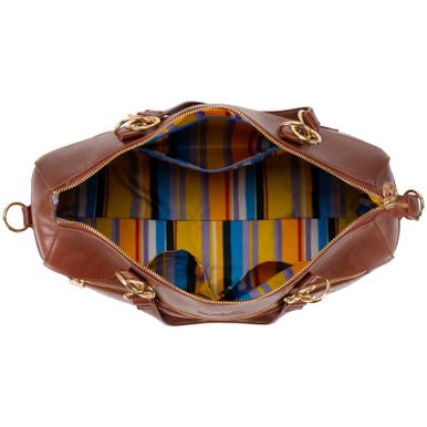Badgley Mischka Madalyn Vegan Leather Travel Tote Weekender Bag - Badgley Mischka Madalyn Vegan Leather Travel Tote Weekender Bag - Travelking