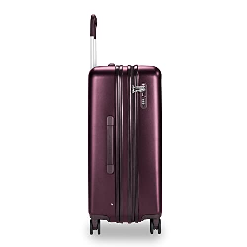 Briggs & Riley Sympatico Hardside Medium Spinner Luggage, Plum - Briggs & Riley Sympatico Hardside Medium Spinner Luggage, Plum - Travelking