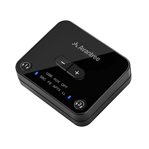 Avantree Audikast Plus Bluetooth 5.0 Transmitter for TV with Volume Control - Avantree Audikast Plus Bluetooth 5.0 Transmitter for TV with Volume Control - Travelking