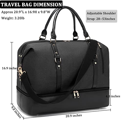 Women's overnight carry on duffel bag for travel, leisure and business - Women's overnight carry on duffel bag for travel, leisure and business - Travelking