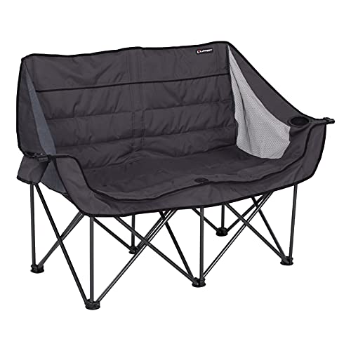Lippert Folding Padded loveseat for Camping with Carry Bag - Lippert Folding Padded loveseat for Camping with Carry Bag - Travelking