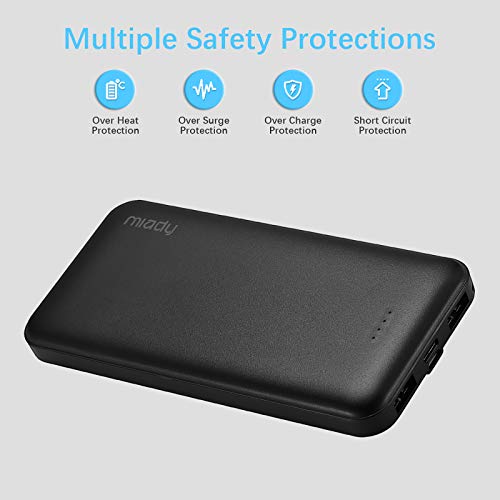 2-Pack Miady 10000mAh Dual USB Portable Charger, Fast Charging - 2-Pack Miady 10000mAh Dual USB Portable Charger, Fast Charging - Travelking