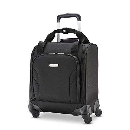 Samsonite Underseat Carry-On Spinner with USB Port, Jet Black - Samsonite Underseat Carry-On Spinner with USB Port, Jet Black - Travelking