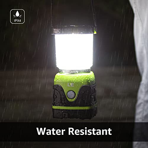 LED Camping Lantern, Consciot Battery Powered Camping Lights, 1000Lm, 4 Light Modes, Ipx4 Waterproof Tent Lights, Portable Flashlight for Power