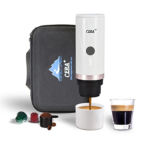 CERA+ Portable Electric Coffee Maker, Espresso Machine 20 Bar - CERA+ Portable Electric Coffee Maker, Espresso Machine 20 Bar - Travelking