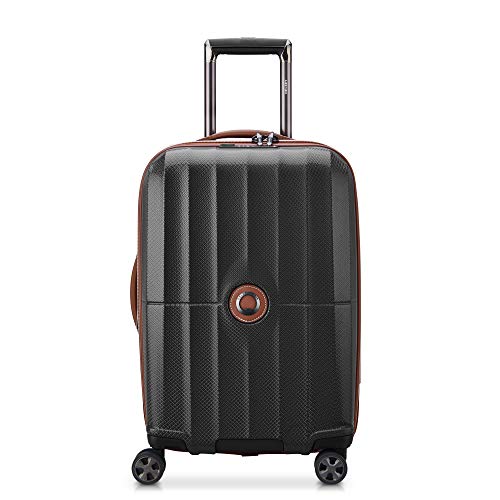 DELSEY Paris St. Tropez Hardside Expandable Luggage with Spinner Wheels, Black - 28"