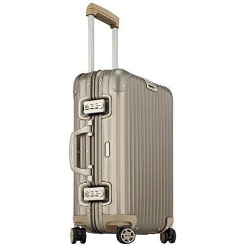 Rimowa Topas Titanium IATA Luggage Cabin Multiwheel Light Bronze - Rimowa Topas Titanium IATA Luggage Cabin Multiwheel Light Bronze - Travelking