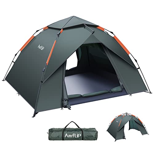 Amflip Camping Tent Automatic 2-3 Man Person Instant Tent Pop Up - Amflip Camping Tent Automatic 2-3 Man Person Instant Tent Pop Up - Travelking