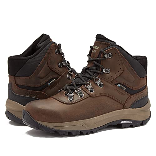 HI-TEC Altitude Leather Waterproof Men's Hiking Boots - HI-TEC Altitude Leather Waterproof Men's Hiking Boots - Travelking