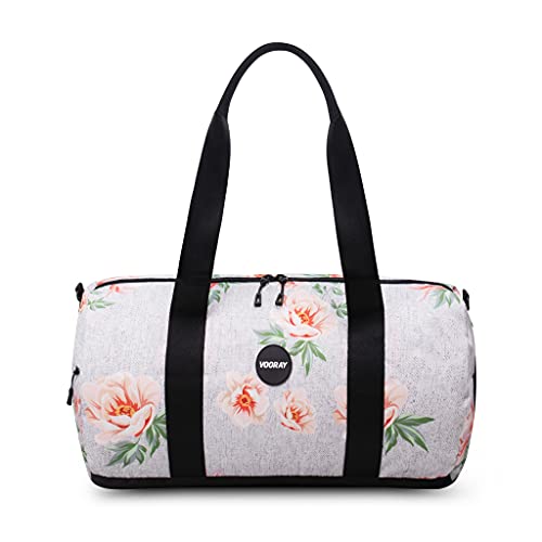 Vooray Iconic 27.5L Womens Gym Bag Duffel (Rose Gray) - Vooray Iconic 27.5L Womens Gym Bag Duffel (Rose Gray) - Travelking