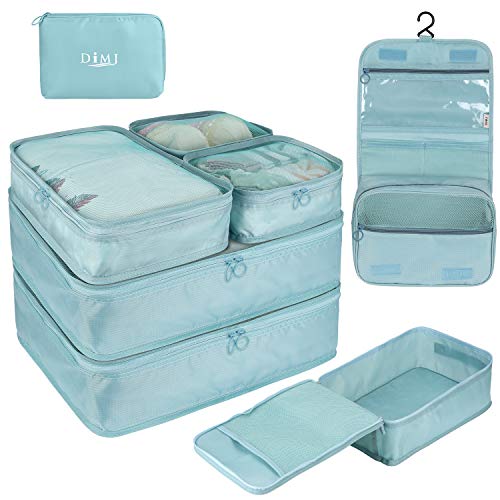 DIMJ Packing Cubes for Travel, 8 Pcs Travel Cubes for Suitcase - DIMJ Packing Cubes for Travel, 8 Pcs Travel Cubes for Suitcase - Travelking