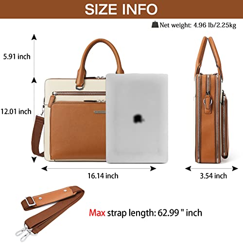 BOSTANTEN Briefcases for Men Leather Laptop Bag 15.6 inch - BOSTANTEN Briefcases for Men Leather Laptop Bag 15.6 inch - Travelking