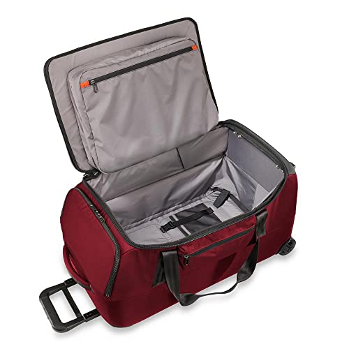 Briggs & Riley ZDX Upright Rolling Duffel Bag, Brick - Briggs & Riley ZDX Upright Rolling Duffel Bag, Brick - Travelking