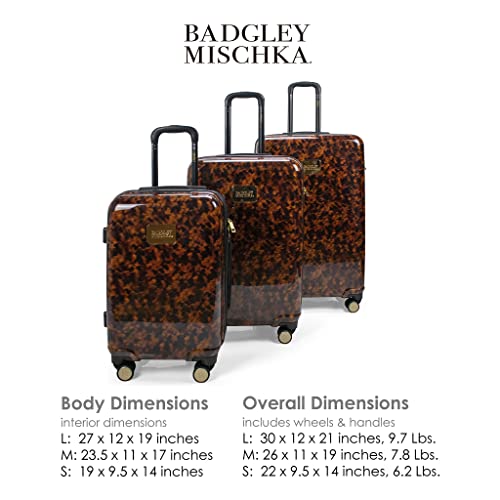 Badgley Mischka Modern trolley ESSENCE 3 Piece Expanadable - Badgley Mischka Modern trolley ESSENCE 3 Piece Expanadable - Travelking