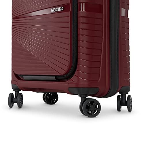 American Tourister Airconic Hardside Expandable Luggage, Garnet Red, Carry-On 20"